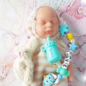 Bébé Poupée Fille Bébé Jouet De Bain Corps En Silicone Yeux Fermer Dormir  Bébé Poupée Avec Des Vêtements 10 pouces 25 cm Réaliste Mignon Cadeaux Jouet  Rose 