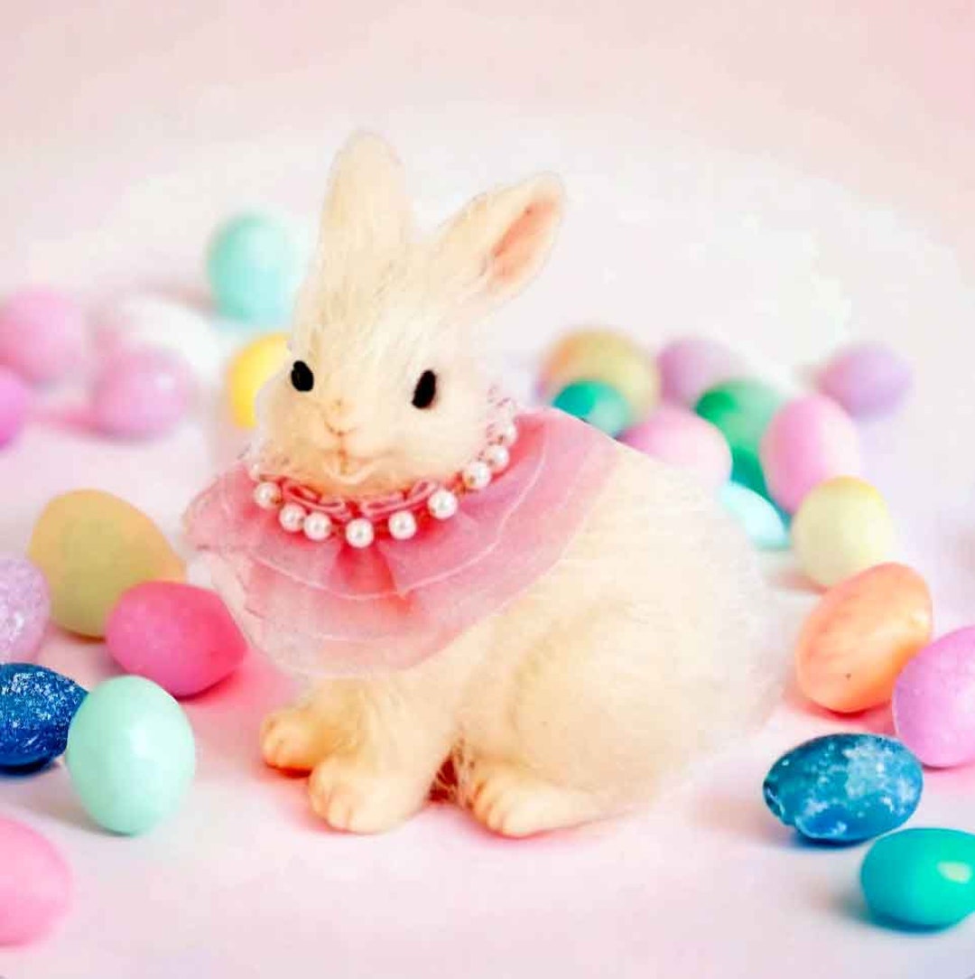 Reborn Rabbit, Reborn Silicone Mini Baby Rabbit Full Body Lifelike ...