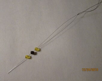 IgoLochKoy, Fine Stainless Steel Beading Needle, 4" long, Magnetic - Available in 4 & 6 Needle Pkgs and in Larger Pkgs
