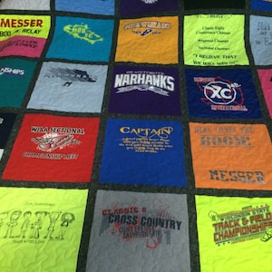 Custom made Tshirt Quilt (deposit)