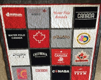 Custom made TSHIRT memory quilt - single sided (deposit)