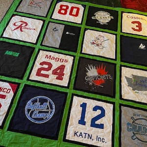 TWICE Framed, DOUBLE Sided Custom Made TShirt Quilt (Deposit Only)