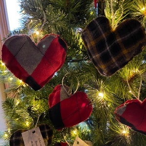 FABRIC Memory Ornament made from loved ones clothing
