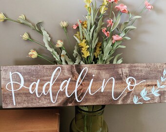CUSTOM NAME SIGN // custom family sign // Marriage Gift // New home gift // Just Married