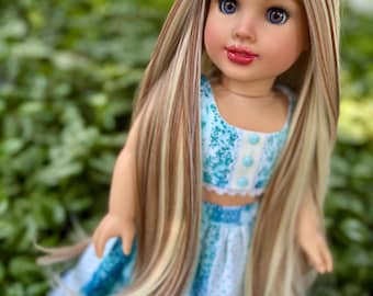 Wedding Cake  10-11 Wig for 18” Dolls