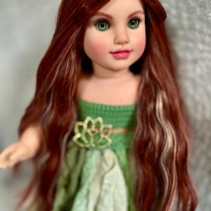 Mookaite Jasper 10-11 Wig for 18” Dolls