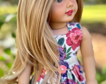 Sandstone 10-11 Layered Wig for 18” Dolls