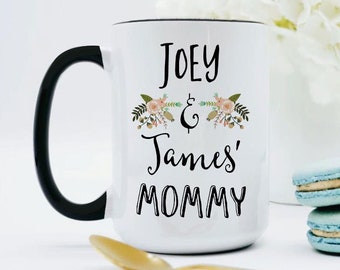 Personalized Mommy Mug / Gift for Mom of Two Children / Mother's Day Gift / Second Child Gift / Mom Birthday Gift