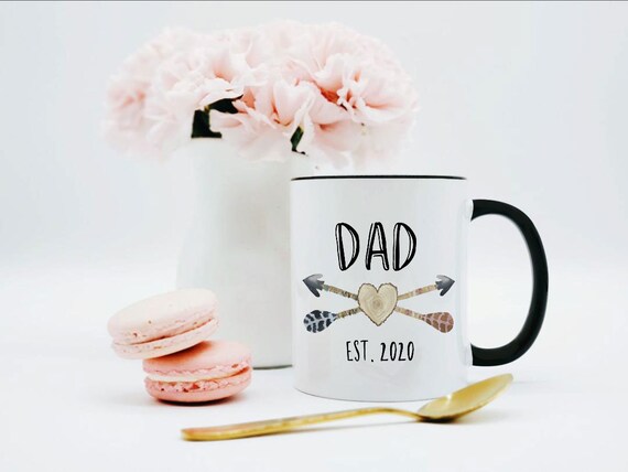 Dad Est 2020 Mug / New Dad Mug / Father's Day Gift / Pregnancy Announce Mug  / Pregnancy Reveal to Dad / 11 or 15 Oz - Etsy