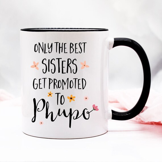 Only the best sisters get promoted to aunt mug sales