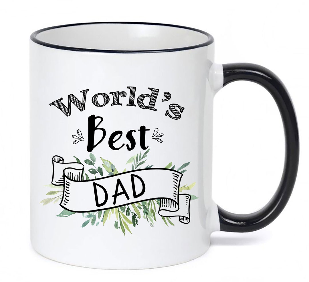Worlds Best Dad Mug, Custom Dad Mug Dad Gft From Kds, Father's Days