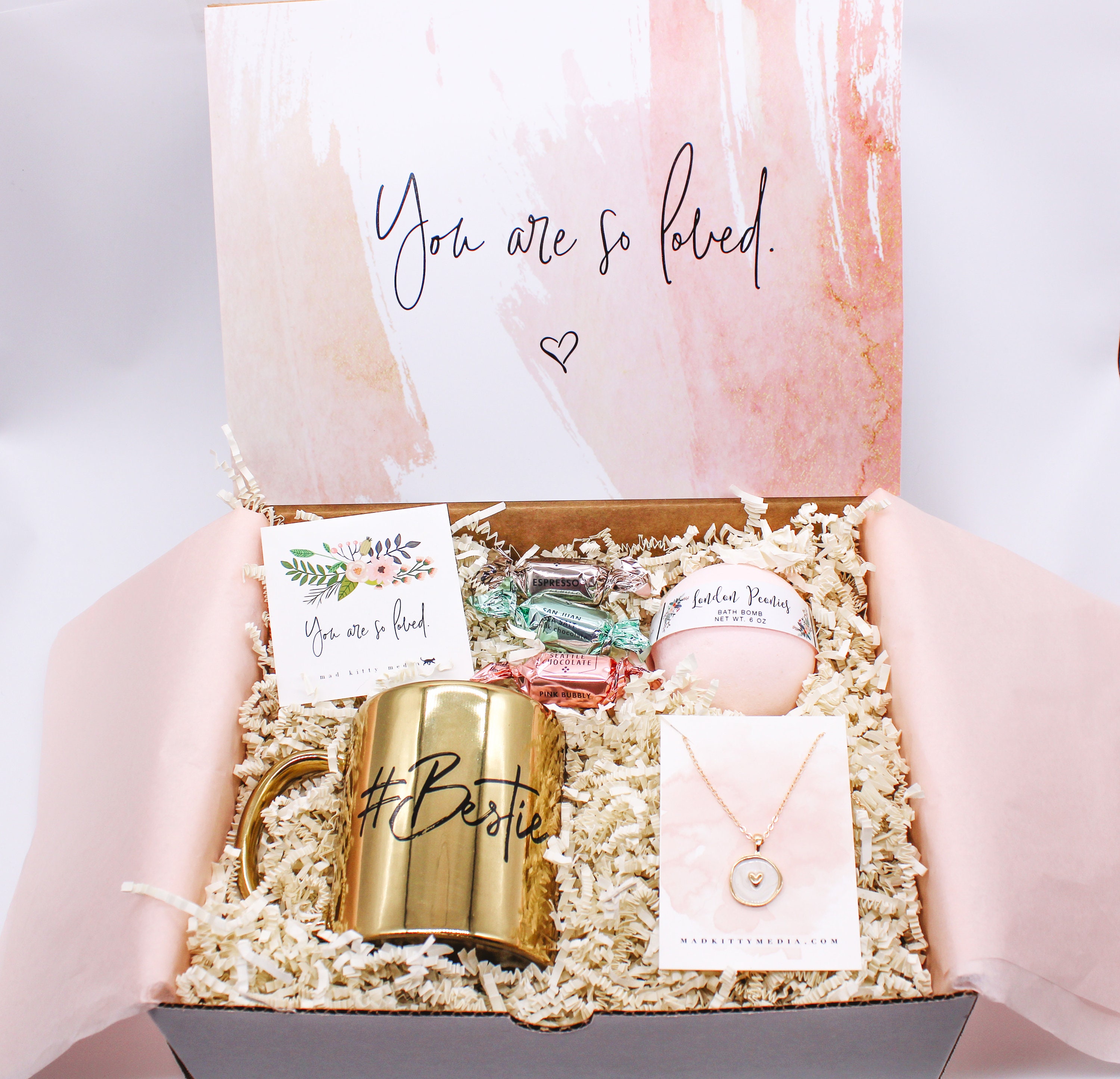 Best Friend Gift Box /best Friend Birthday Box / Bestie Gift Etsy