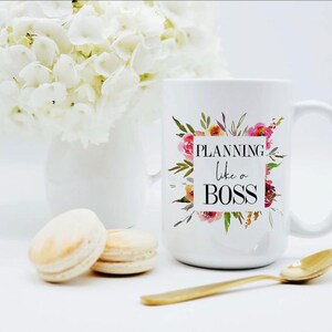 Wedding Planner Mug / Event Planner Mug / Planner Accessories / Wedding Planner Gift / Event Planner Gift / Coffee Cup / Coffee Mug image 4