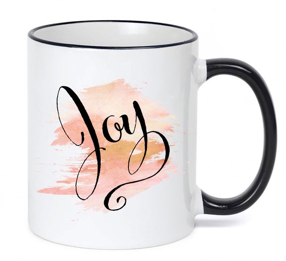 Rose Gold Letter J Monogram Mug, White Marble Ceramic Coffee Cup (11 oz)