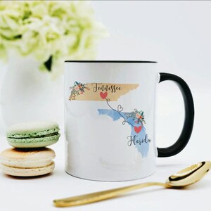 Taza Florida Tennessee / Taza Tennessee Florida / Regalo de Florida a Tennessee / Regalo de Tennessee a Florida / 11 o 15 oz imagen 1