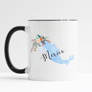 Personalized Mexico Mug / Mexico Coffee Mug / Mexico Gift / Mexico Gifts / Mexico Coffee Cup / Custom Mexico Mug / 11 or 15 oz