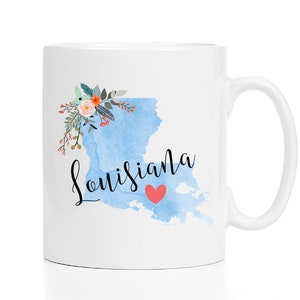 Louisiana Mug / Personalized Louisiana Gift / Louisiana Cup / Louisiana Coffee Mug / Louisiana Souvenir / Moving to Louisiana image 3