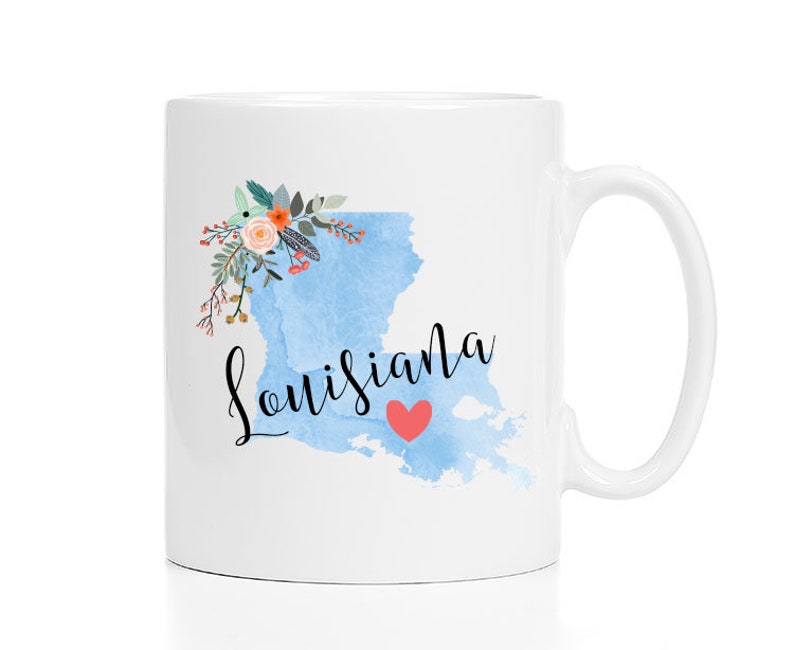 Louisiana Mug / Personalized Louisiana Gift / Louisiana Cup / Louisiana Coffee Mug / Louisiana Souvenir / Moving to Louisiana image 3