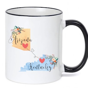 Arizona Kentucky Mug / Kentucky Arizona Mug / Arizona to Kentucky Gift / State to State Friendship Gifts / Kentucky Realtor Gifts