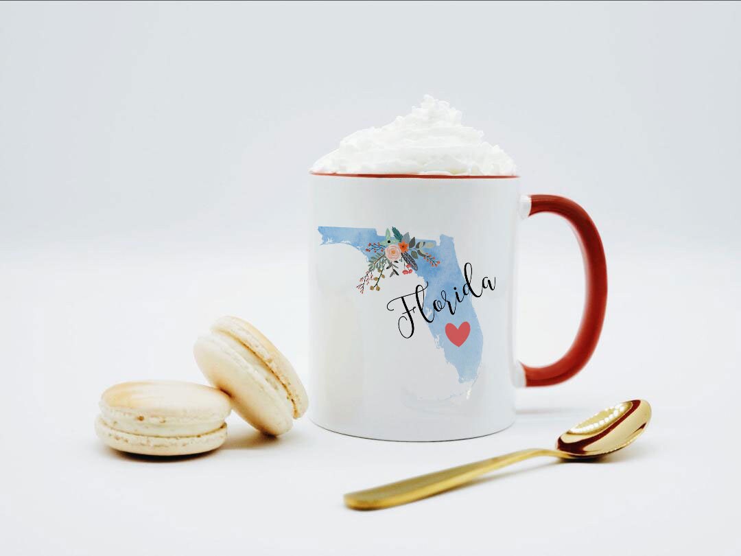 Florida Mug / Personalized Florida Gift / Florida Cup / Etsy