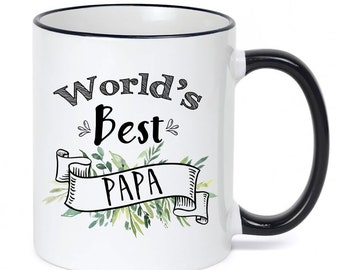 World's Best Papa Mug / World's Best Papa Gift / Coffee Mug / Coffee Cup / Gift for Papa / Papa Gift / 11 or 15 oz