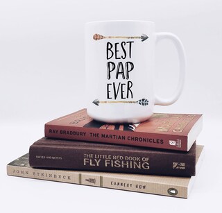 Pap Tazza Personalizzata - Mug 11oz In Ceramica Con Scritta Pap - Regalo Per Papà
