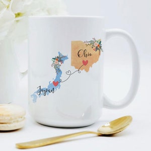 Japan Mug / Japan Ohio Mug / Ohio Japan Mug / Japanese Gifts / Japanese Exchange Student Gift / Japan Gifts / Coffee Mug / Coffee Cup image 2