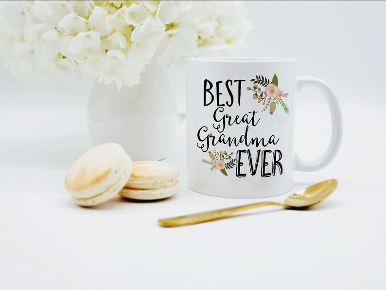 Best Great Grandma Ever Mug / Great Grandma Mug / Great Etsy