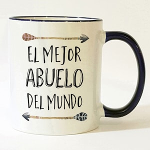 Abuelo Mug / El Mejor Abuelo del Mundo Mug / Abuelo Coffee Mug / Father&#39;s Day Gift / Taza / Regalo por Abuelo