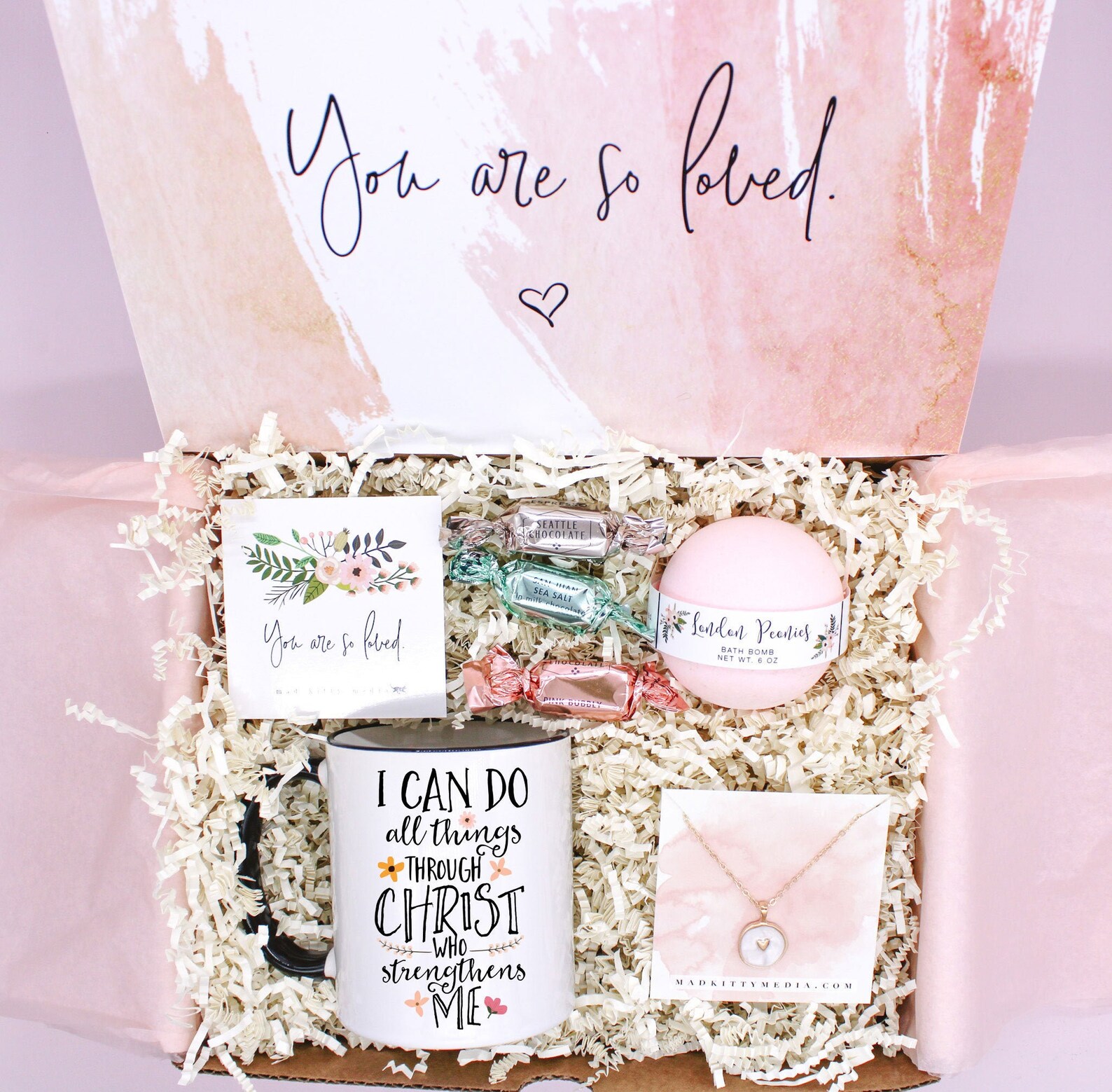 Christian Gift Box / Christian Birthday Box / I Can Do All Etsy