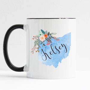 Personalized Ohio Mug / Personalized Mug / Ohio Gift / History Teacher Gift / Friend Gift / Ohio Coffee Cup / Custom Ohio / 11 or 15 oz / 1