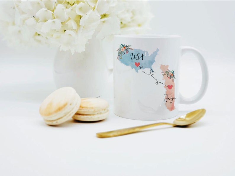 USA Togo Mug / Togo USA Mug / United States Togo Exchange Student Gifts / Togo Au Pair Gift / USA Coffee Mug / Coffee Cup image 2