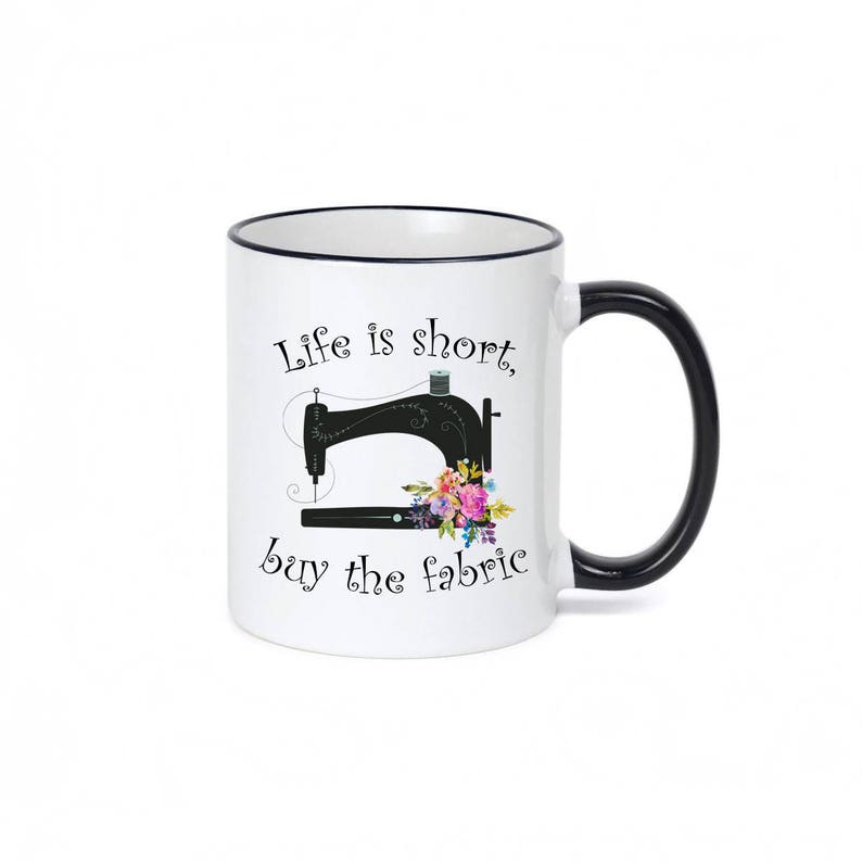 Sewing Mug / Seamstress Gift / Quilter Mug / Gift for Quilter Etsy