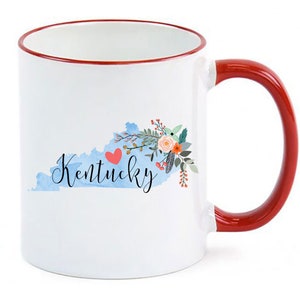 Kentucky Mug / Personalized Kentucky Gift / Kentucky Cup / Kentucky Coffee Mug / Kentucky Souvenir / Kentucky Gifts / Moving to Kentucky