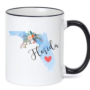 Florida Mug / Personalized Florida Gift / Florida Cup / Florida Coffee Mug / Florida Souvenir / Florida Gifts / 11 or 15 oz