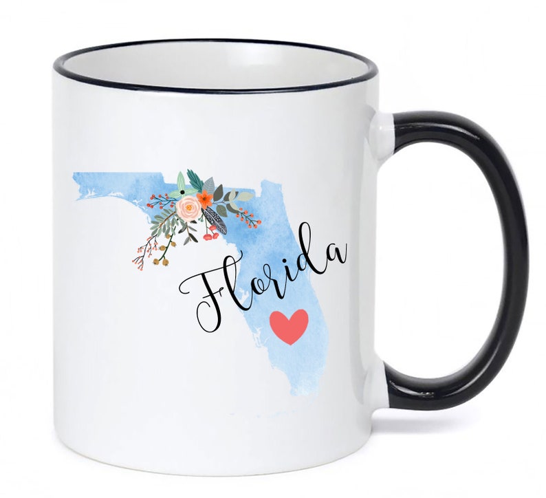 Florida Mug / Personalized Florida Gift / Florida Cup / Etsy