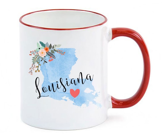 Louisiana Mug / Personalized Louisiana Gift / Louisiana Cup / Louisiana Coffee Mug / Louisiana Souvenir / Moving to Louisiana