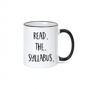 Taza de profesor personalizada / Taza para profesor / Regalo de profesor / Taza de café de profesor / Leer el programa de estudios / Taza de maestro / Regalo de maestro imagen 2