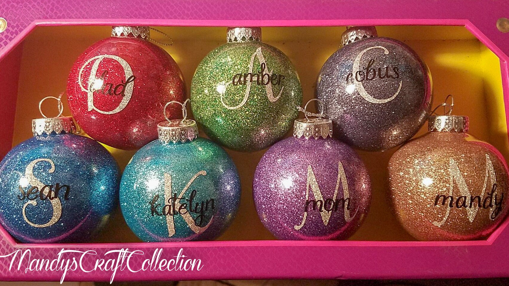 How to Make The Most Beautiful Glitter Ornaments - Cali Girl In A