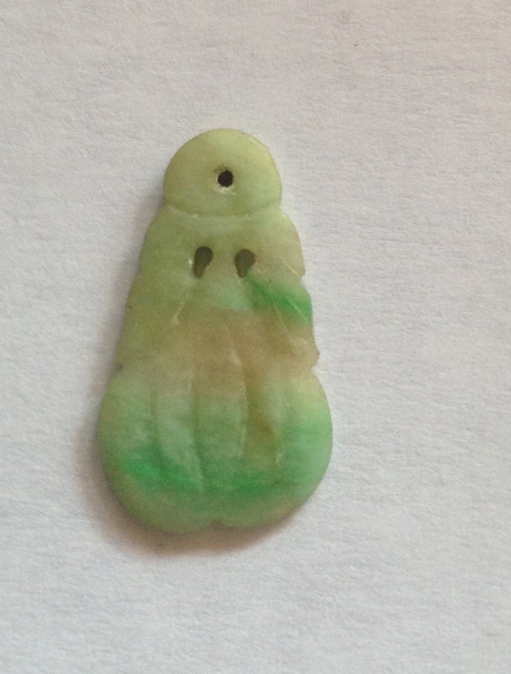 Antique Jade-Jadeite-Natural Apple Green-Jade Court Robe-Jade Ornament-Jade Button-Passion Fruit-Fertility Gift-Wedding Gift-Chritsmas Gift
