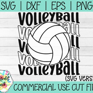 Retro Volleyball SVG | Volleyball Mom SVG | Volleyball SVG