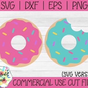 Donut SVG | Donut Birthday | Sprinkles SVG | Donut Clipart