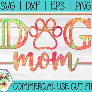 Hundemama SVG | Pfotendruck SVG | Hundeliebhaber Shirt SVG