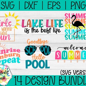 Summer SVG Bundle | Summertime SVG | Summer Quote SVG