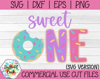 Süße SVG | Donut Geburtstag | Erster Geburtstag SVG