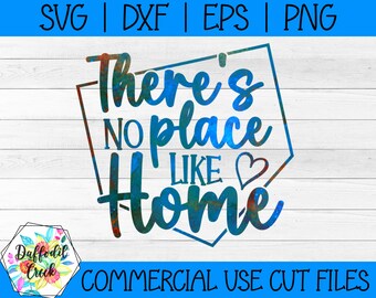 Baseball SVG | Baseball Mom SVG | No place like home SVG | Softball Design