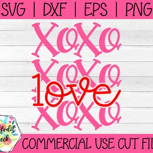 xoxo SVG | Hou van SVG | Knuffels en kussen SVG