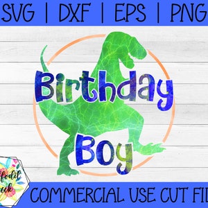 Dinosaurio SVG / Cumpleañero SVG / Dinosaurio Clipart