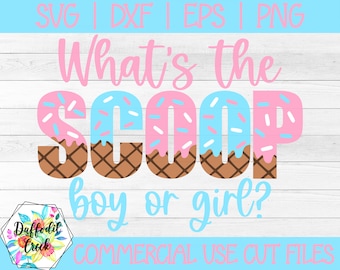 ¿Qué es la Scoop SVG / Helado SVG / Género Revelar SVG