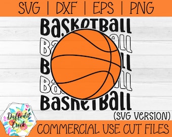 Retro Basketball SVG| Gameday SVG | Basketball Mom SVG